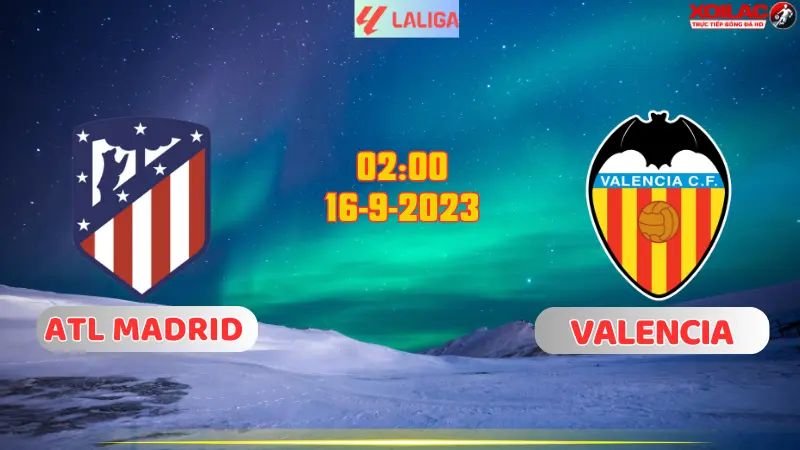 Atletico Madrid đấu với Valencia