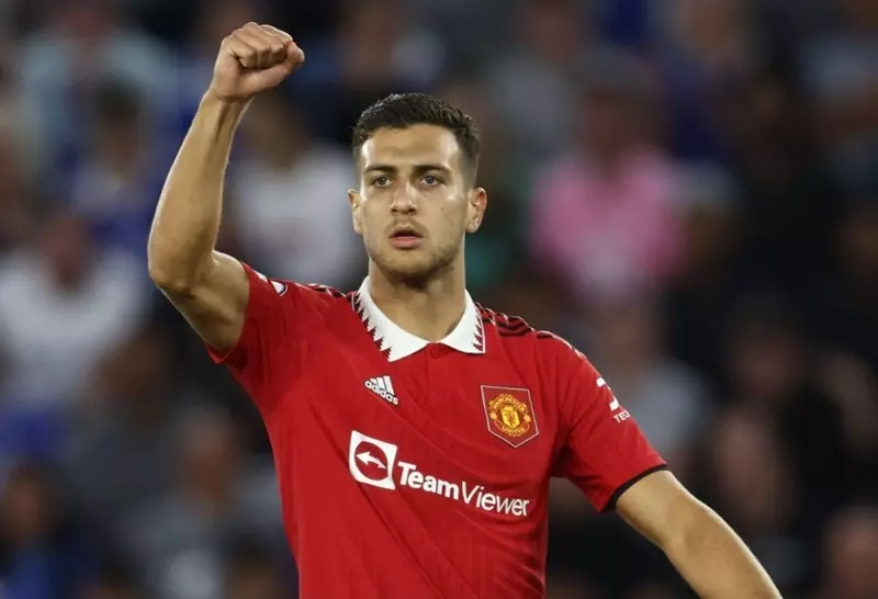 Diogo Dalot trong màu áo của Manchester United