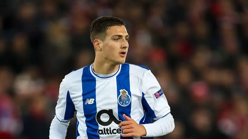 Diogo Dalot trong màu áo của Porto