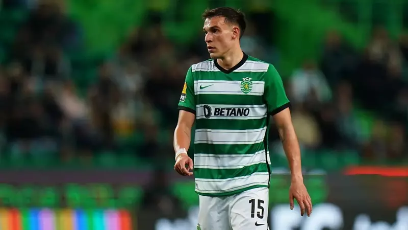 Manuel Ugarte trong màu áo của Sporting CP